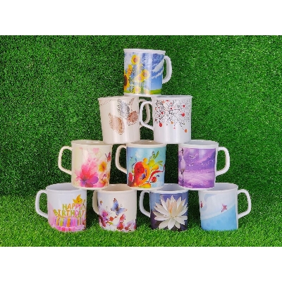 Picture of France Mug Diamond Melamine pack of 2pcs.