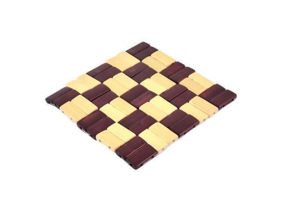 Picture of Kitchen Hot Cup Plate Bowl Bamboo Heat Resistant Pad heat pad Stand Trivet Placemat.2Pcs.