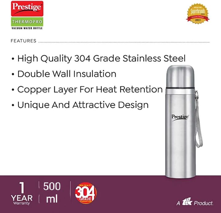Picture of Highly Vital - Opulence at Its Best - Prestige Vacuum Flask - 500ML. - Kitchen & Dining - Must Have - Modern and Trendy- Delights