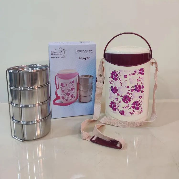 Picture of Lunch Box 4 Layer Stainless steel Food Pot 1Pc.