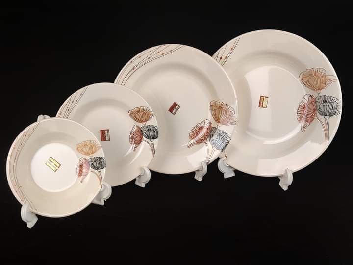 Picture of 60 PCS Dinner set, Diamond Melamine Tableware set.