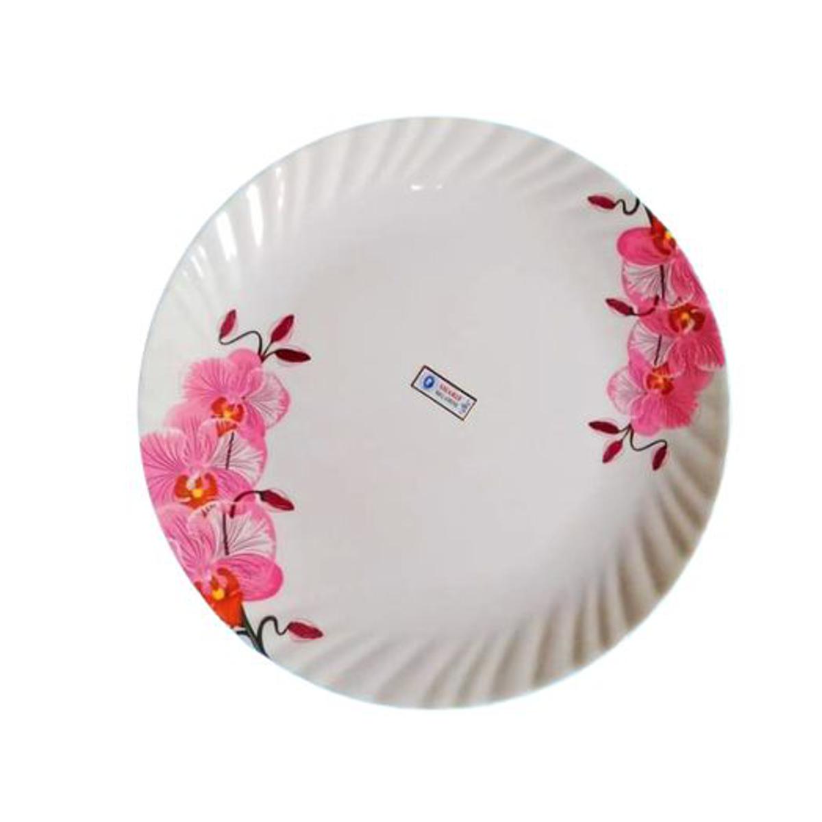Picture of Sharif Melamine Crazy/Noble Plate 11"- Cream 2 Pc.