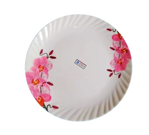 Picture of Sharif Melamine Priya Crazy Plate 10"- Cream 2Pc.