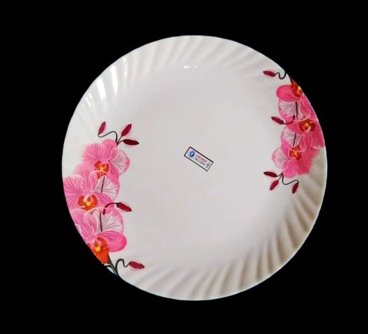 Picture of Sharif Melamine Priya Crazy Plate 10"- Cream 2Pc.