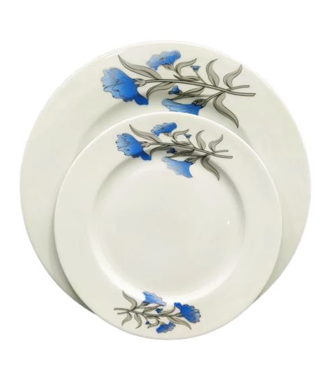 Picture of Newfangled - নীল ফুল 32 পিস সিরামিক ডিনার সেট। টেবিলওয়্যার সেট - dinner set - Kitchen & Dining - Modern and Trendy- Vibes