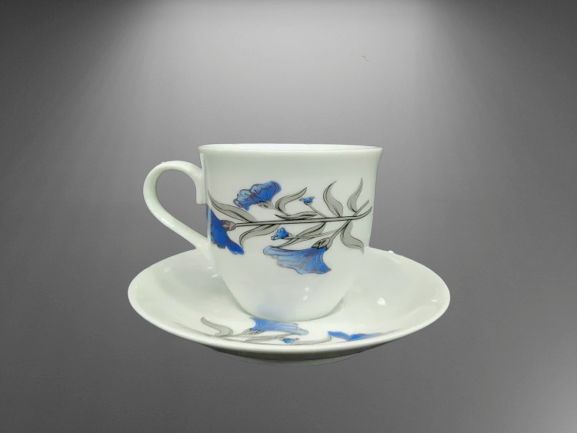 Picture of Newfangled - নীল ফুল 32 পিস সিরামিক ডিনার সেট। টেবিলওয়্যার সেট - dinner set - Kitchen & Dining - Modern and Trendy- Vibes