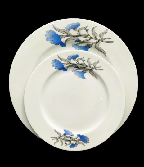 Picture of Newfangled - নীল ফুল 32 পিস সিরামিক ডিনার সেট। টেবিলওয়্যার সেট - dinner set - Kitchen & Dining - Modern and Trendy- Vibes