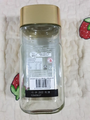 Picture of EMPTY Nescafe Glass Jars 50gm Used Jar for Storage, Arts/Crafts Etc - 6 pcs.