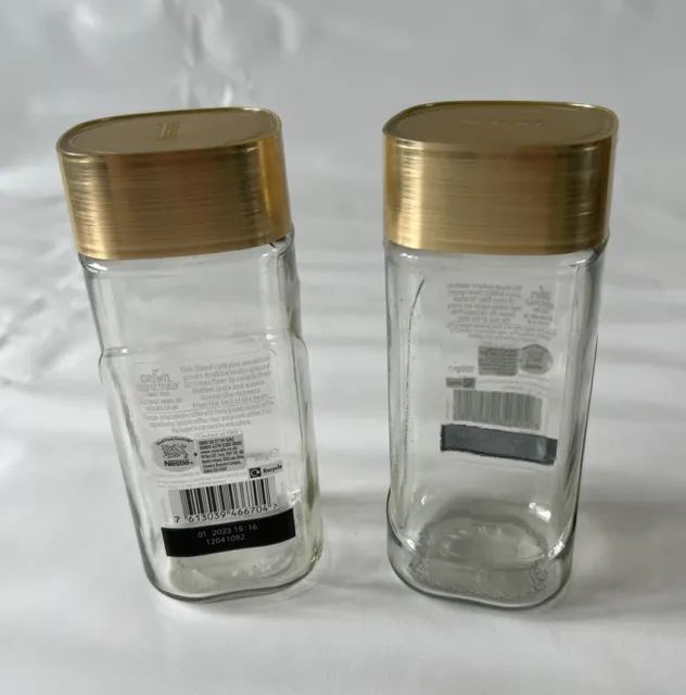 Picture of EMPTY Nescafe Glass Jars 50gm Used Jar for Storage, Arts/Crafts Etc - 6 pcs.