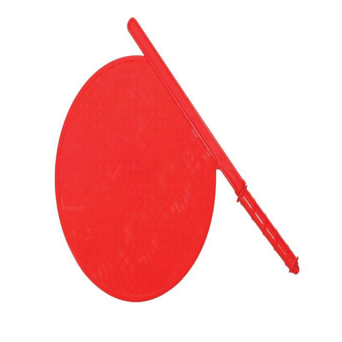 Picture of Plastic Moving Hand Fan -Red & Blue 1 PC.