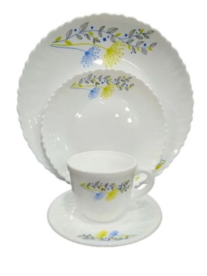 Picture of Nasir Opal Glass Dinner Set – 32 Pcs Set