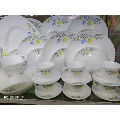 Picture of Nasir Opal Glass Dinner Set – 32 Pcs Set