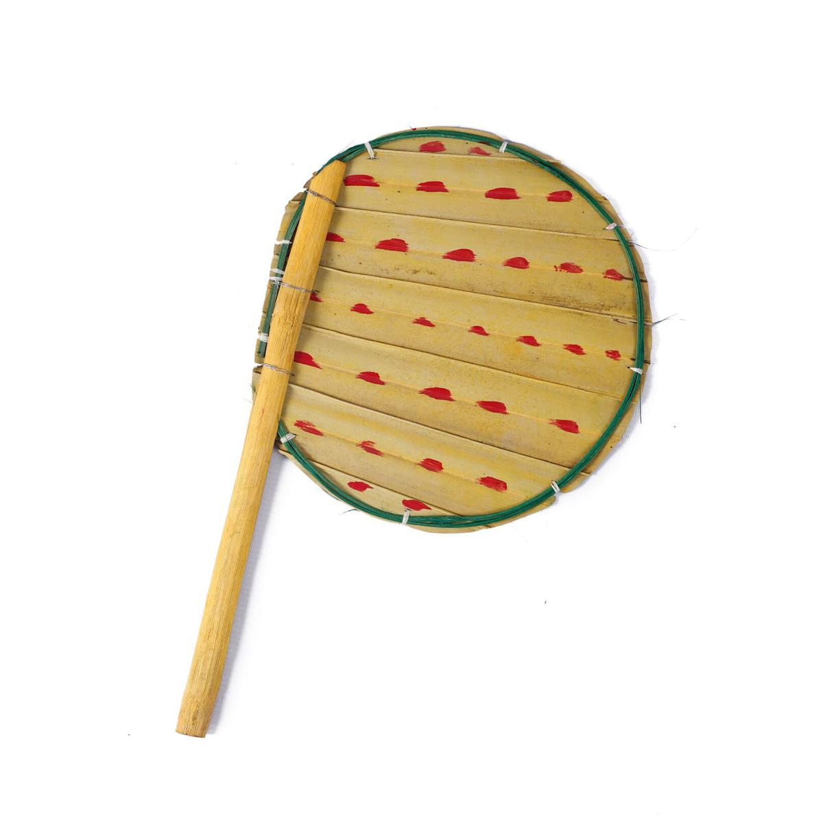 Picture of Haat Pakha Traditional Palm leaf Hand Made Fan.
