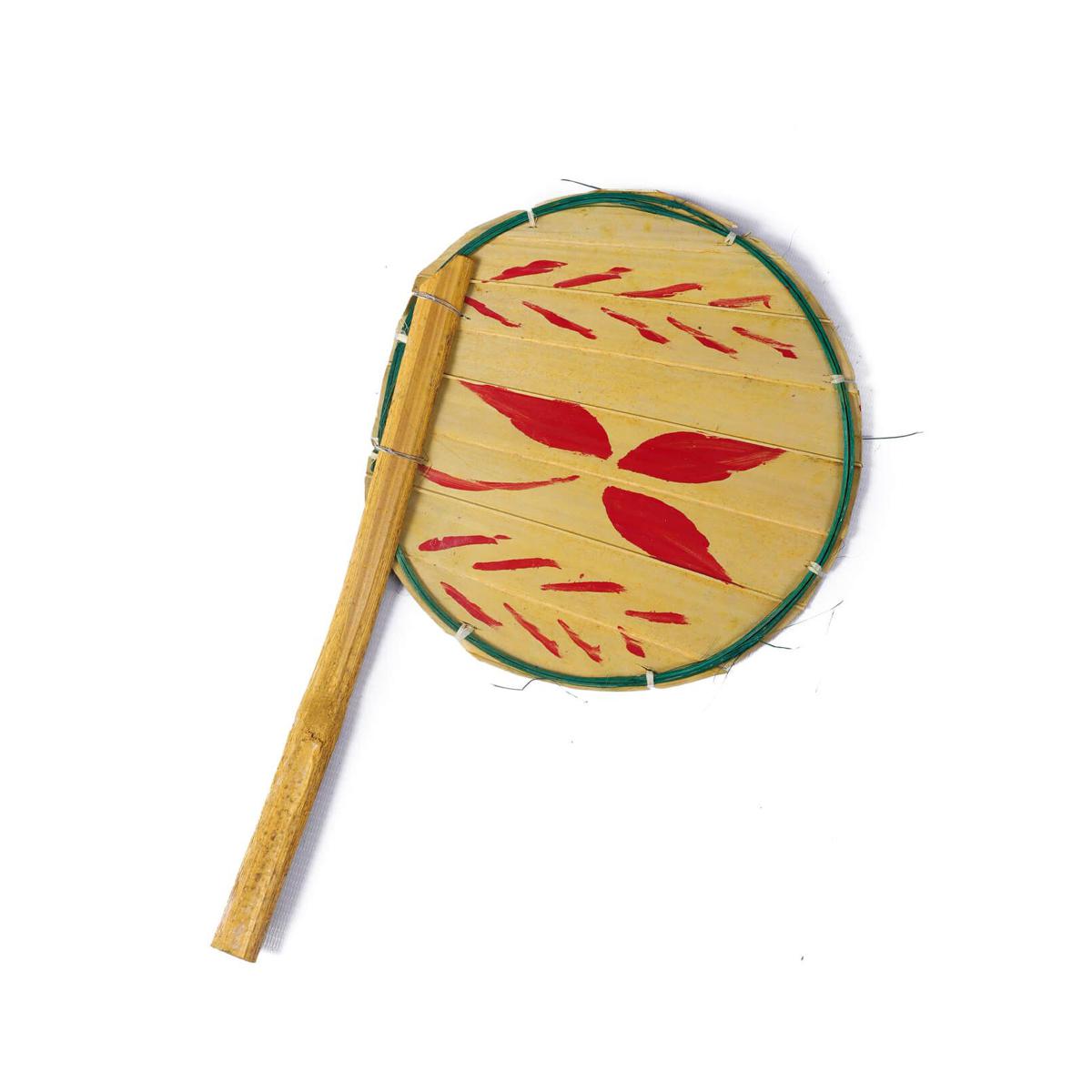 Picture of Traditional Colouring taal pakha Hand Fan (Pack of 2)