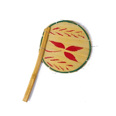 Picture of Traditional Colouring taal pakha Hand Fan (Pack of 2)