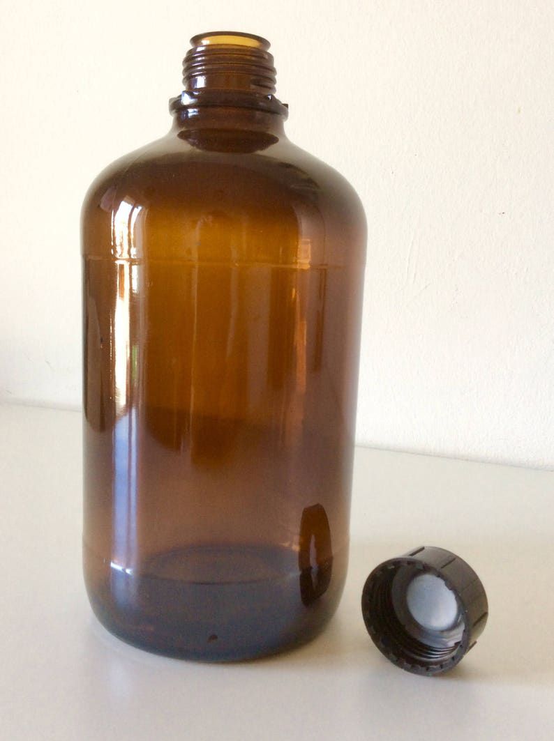 Picture of Large Amber Glass Bottle Jug 2.5ltr/4ltr. Ideal for Organic Oil ,Ghee, Honey, Milk, Juice and Drinking Glass Bottle