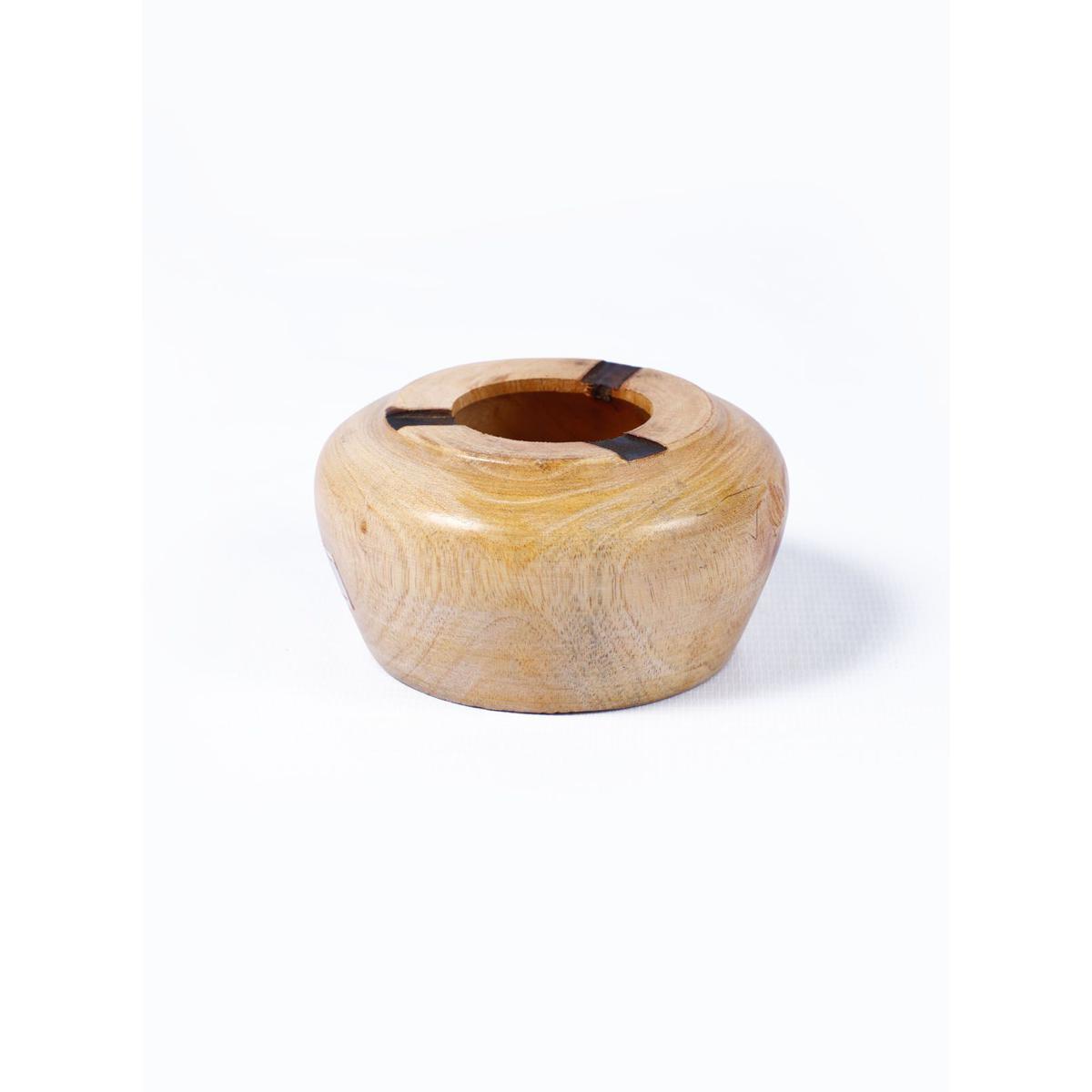 Picture of Nifty Niche - Handicraft Wooden Ashtray for Home & Office. Unique Smoking Ashtray 1pc. - Furniture & Decor - Modern and Trendy
