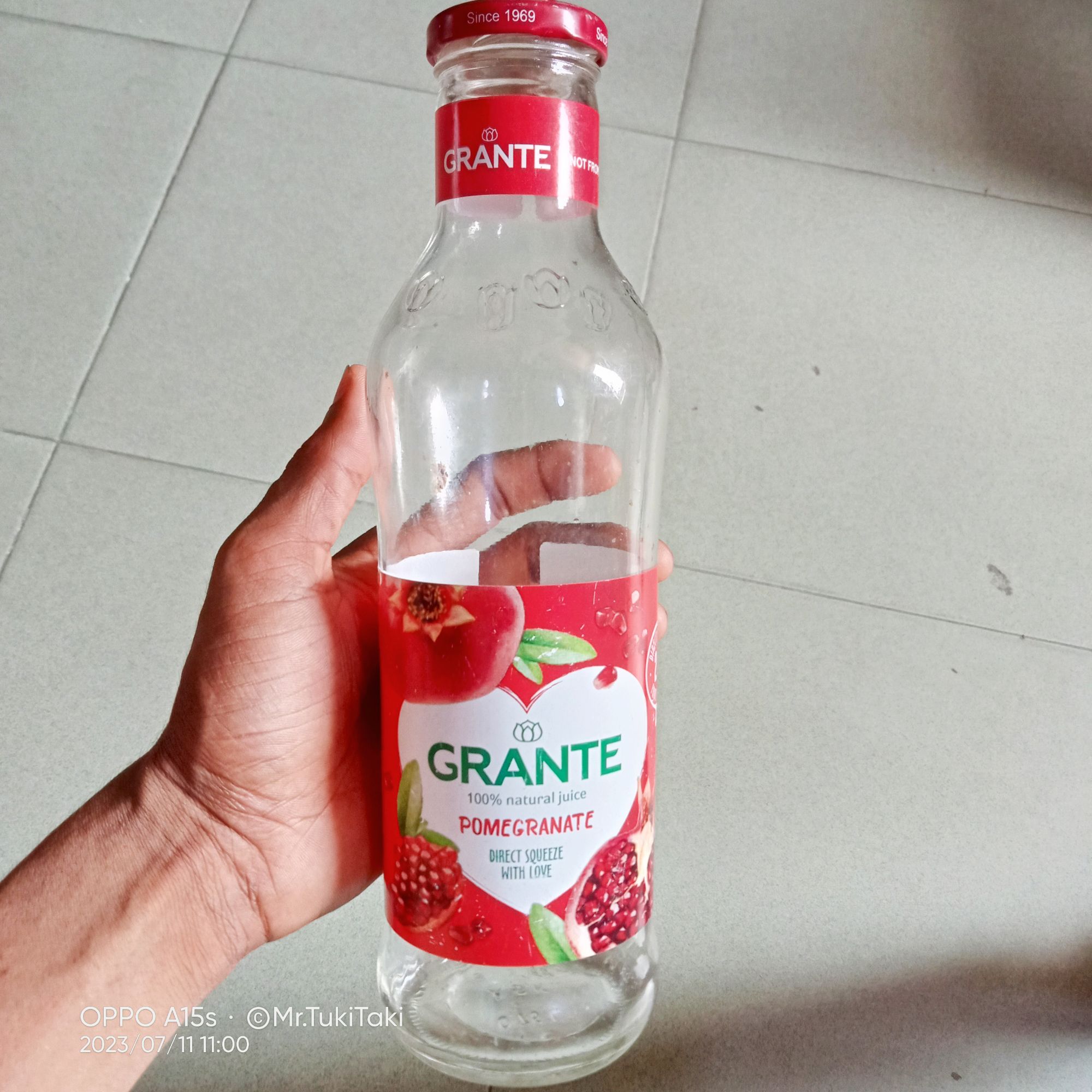 Picture of Milk, Water And Juice Glass Bottle With Air Tight Cap – 750 Ml (Transparent)