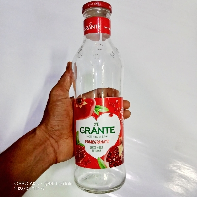 Picture of Milk, Water And Juice Glass Bottle With Air Tight Cap – 750 Ml (Transparent)