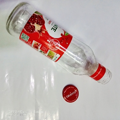 Picture of Glass Water Bottle 750ml For Milk, Juice & Drinking Water