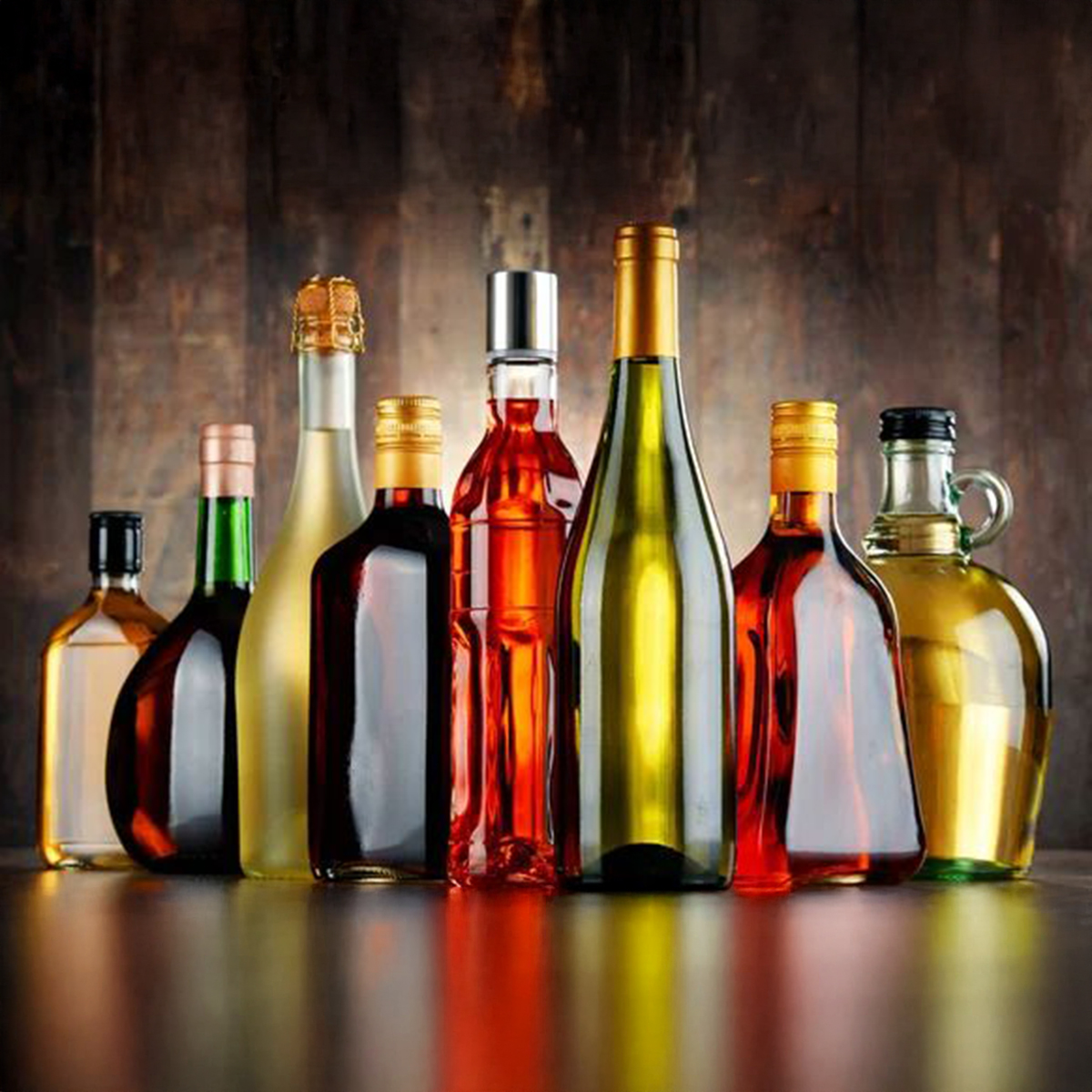 Picture of Decorative Glass Bottles 500ml to 1000ml Multipurpose Drinking Bottle and Home Decor Accent 1pc