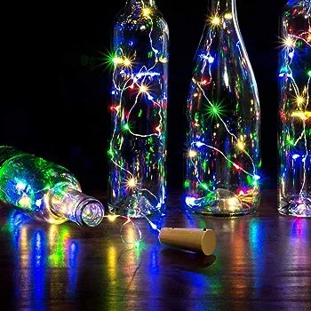 Picture of Unique Make - Bottle cork light, 20 LED cork bottle light diy party bar bottle jar lamp lamp battery cork lights - Innovative Design