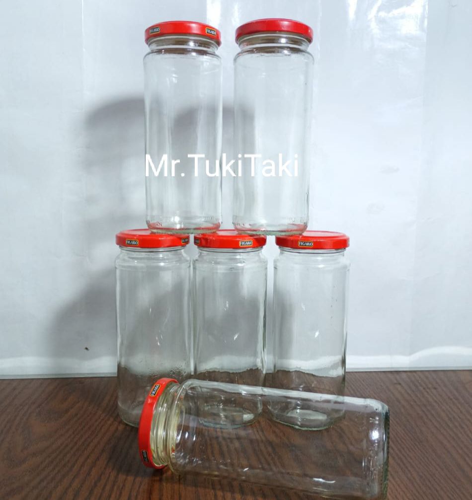 Picture of Used 350ml Glass Jar with metal lid, 6 Pcs pack.