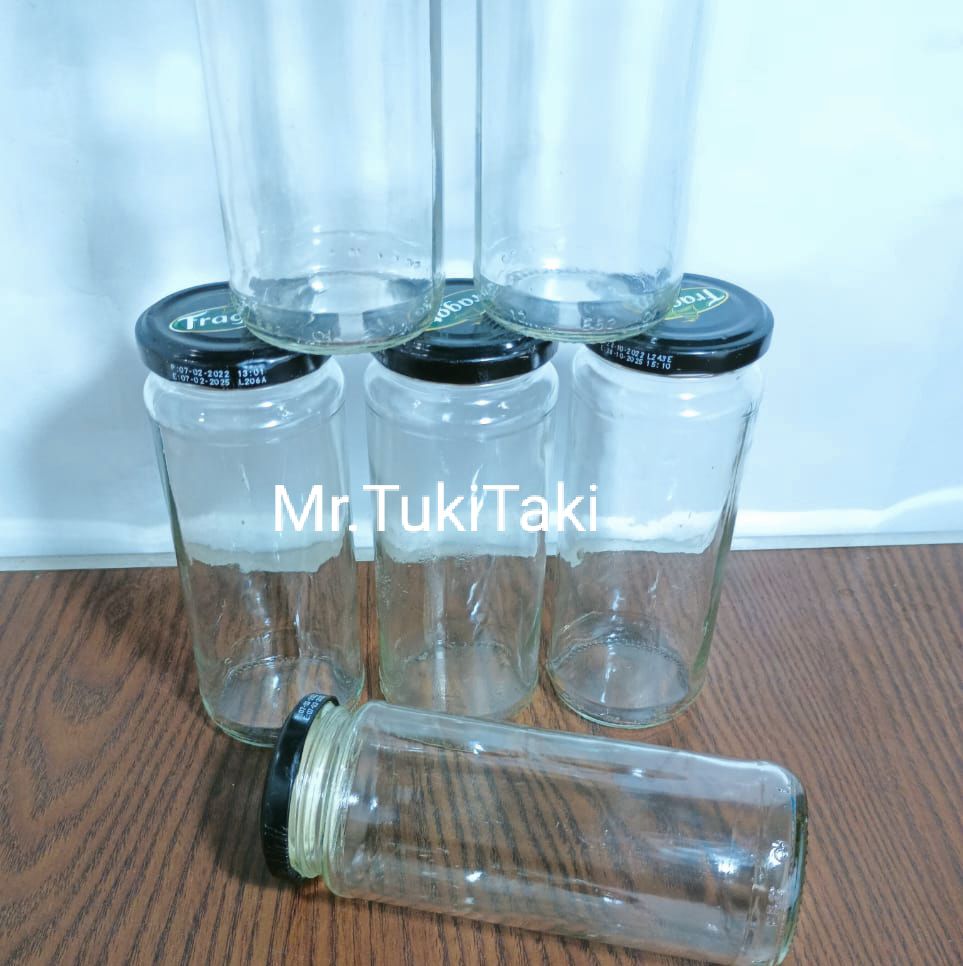 Picture of Used 350ml Glass Jar with metal lid, 6 Pcs pack.