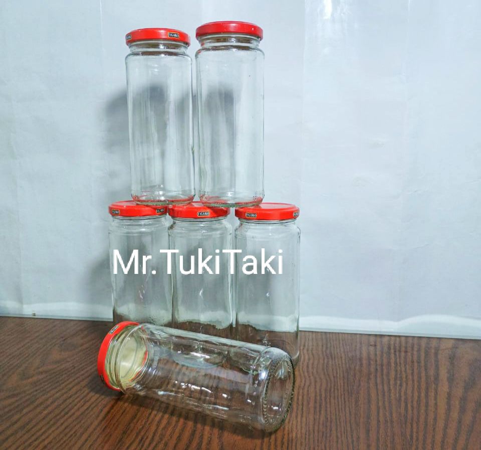 Picture of Used 350ml Glass Jar with metal lid, 6 Pcs pack.