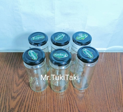 Picture of Used 350ml Glass Jar with metal lid, 6 Pcs pack.