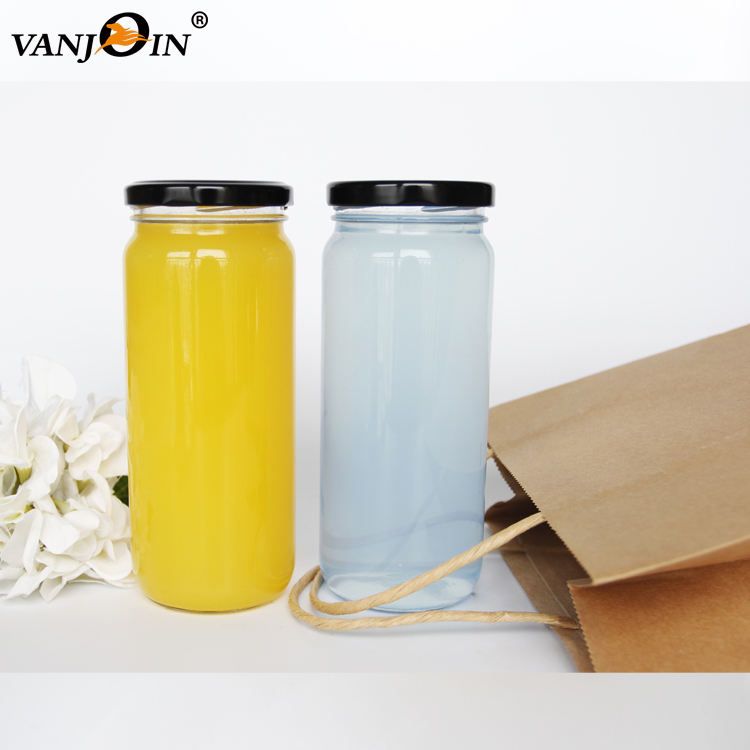 Picture of 3 PCS Glass Jar With various metal lid 350 ml for storage spices, pickles etc.