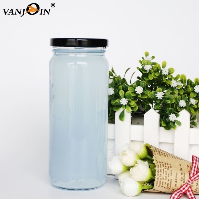 Picture of 3 PCS Glass Jar With various metal lid 350 ml for storage spices, pickles etc.