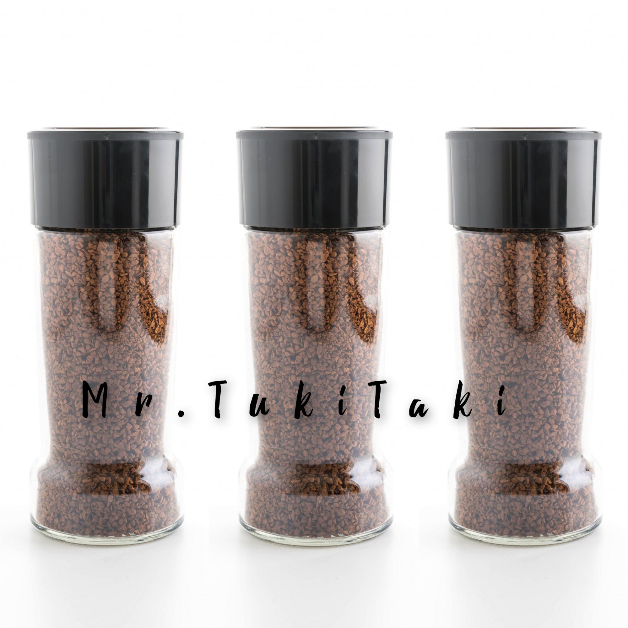 Picture of 400 Ml Glass Jar with Air Tight Lid for Kitchen Dried Masla,Honey, Masala Jar.3 pcs set