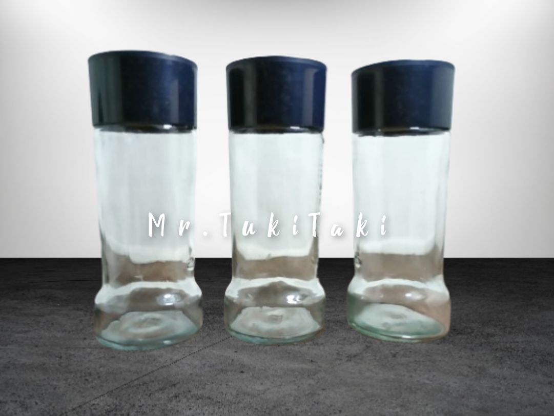 Picture of 400 Ml Glass Jar with Air Tight Lid for Kitchen Dried Masla,Honey, Masala Jar.3 pcs set