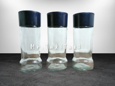 Picture of 400 Ml Glass Jar with Air Tight Lid for Kitchen Dried Masla,Honey, Masala Jar.3 pcs set