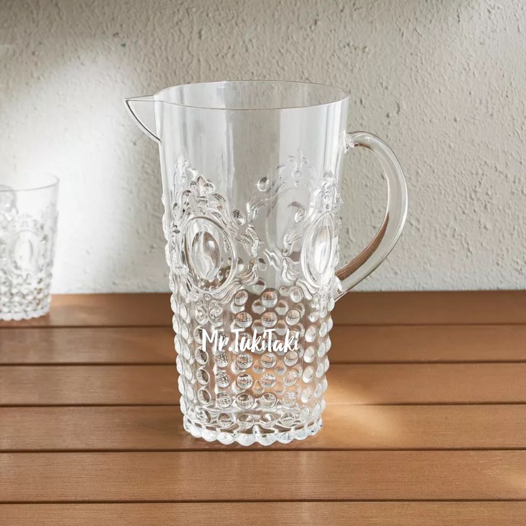 Picture of Cristal Plastic Fleury Pitcher Jug With lid - 2.3 Ltr 1Pc.