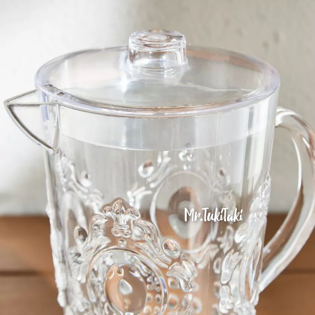 Picture of Cristal Plastic Fleury Pitcher Jug With lid - 2.3 Ltr 1Pc.