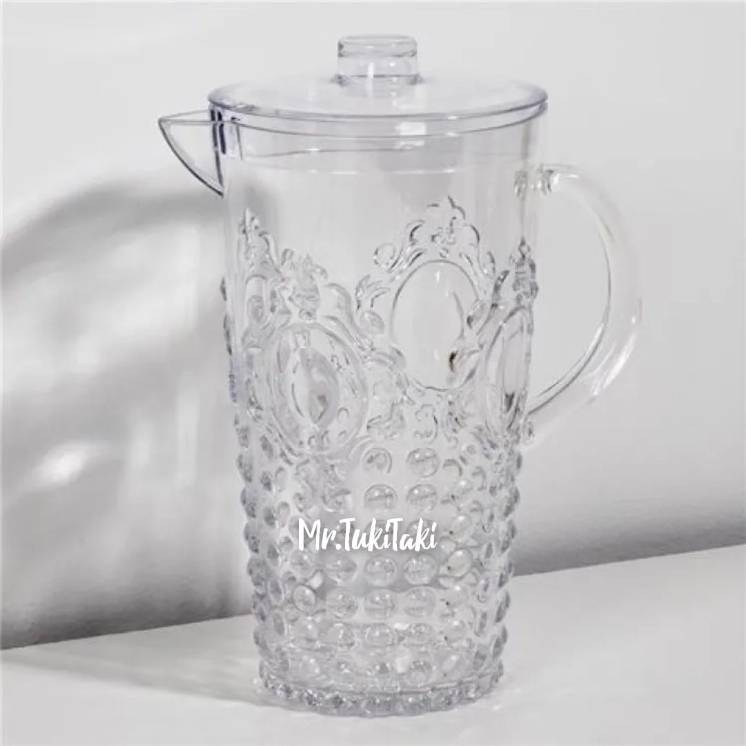Picture of Cristal Plastic Fleury Pitcher Jug With lid - 2.3 Ltr 1Pc.