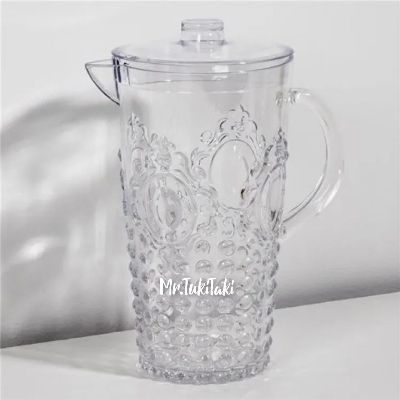 Picture of Cristal Plastic Fleury Pitcher Jug With lid - 2.3 Ltr 1Pc.