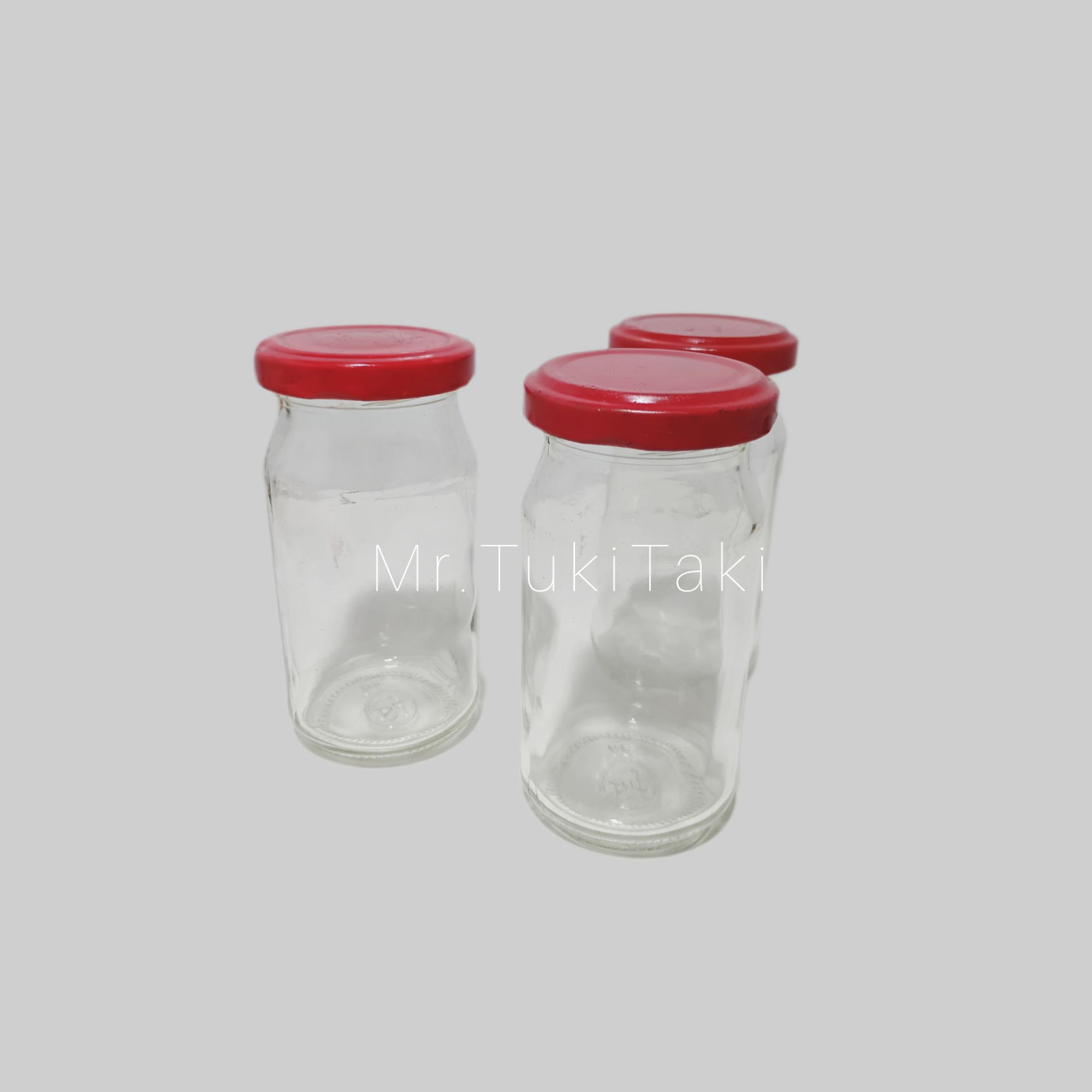 Picture of 200 ml Honey, Jelly,Food Glass Jar with Various Metal lid 6 pcs.