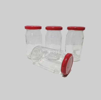 Picture of 200 ml Honey, Jelly,Food Glass Jar with Various Metal lid 6 pcs.