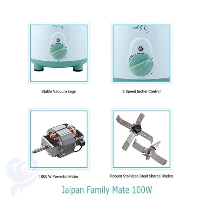 Picture of Jaipan Family Mate 1000W 3 in 1 Mixer Grinder(100% Original)