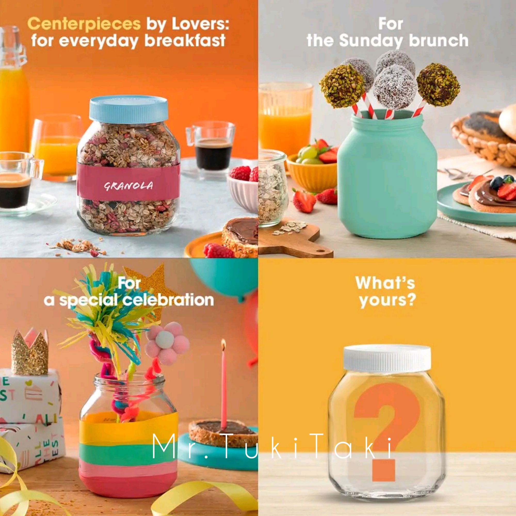 Picture of Used 300ml empty nutella glass jar 6pcs.Can use as a storage jar!