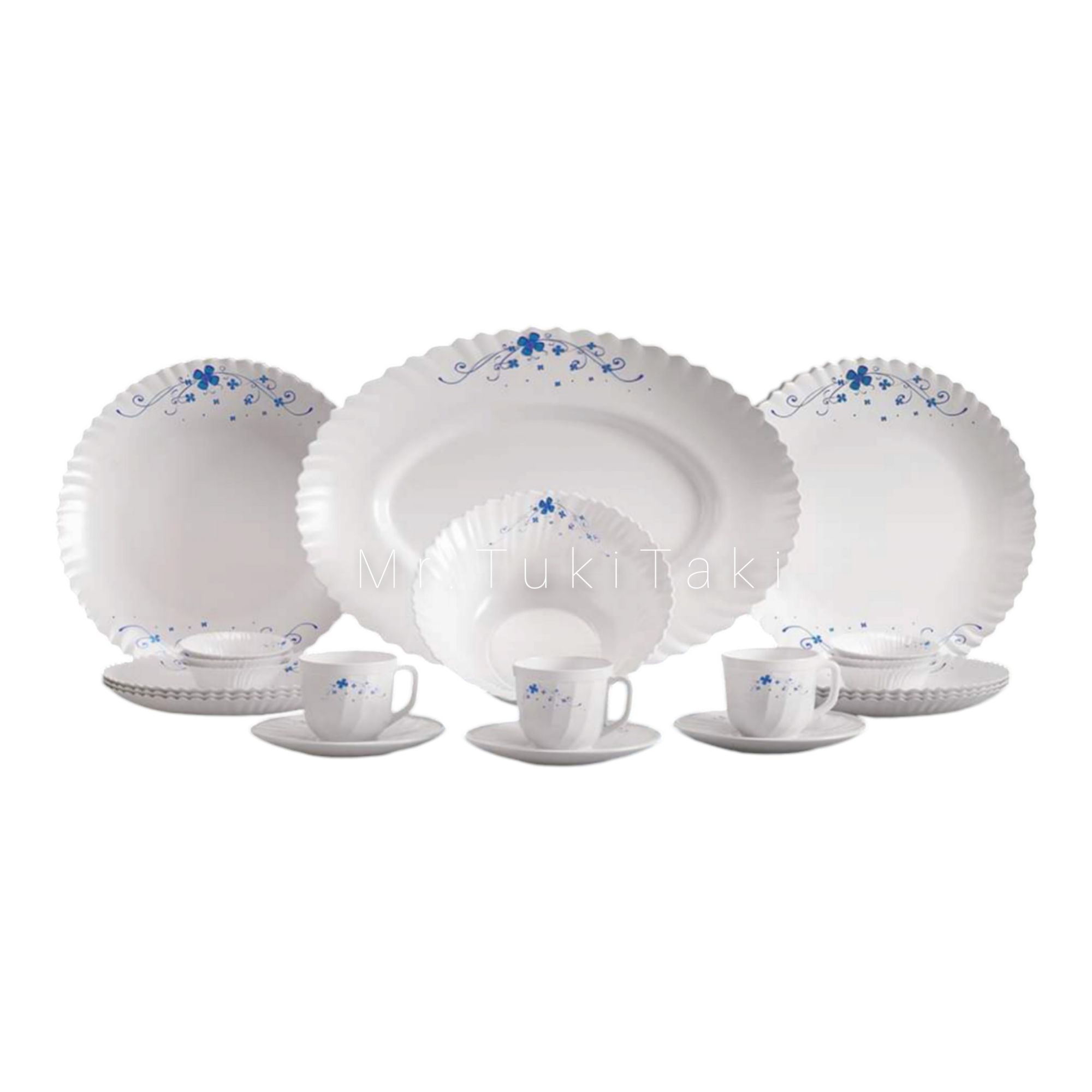 Picture of Celestia 36-Piece Italiano Luxury Dinner Set (Opal glass).