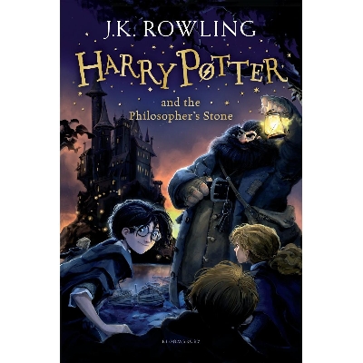 Picture of Harry Potter and the Philosopher's Stone Paperback –White Print