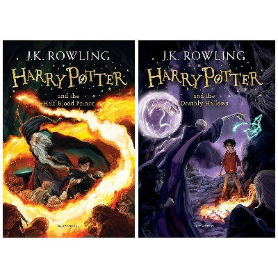 Picture of Harry Potter and the Half Blood Prince + Harry Potter and the Deathly Hallows (Harry Potter 7) (Set of 2 books) Product Bundle-Bangladeshi Print
