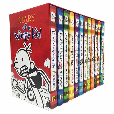 Picture of Diary of a Wimpy Kid Series Collection 17 Books Set By Jeff Kinney- Without Box