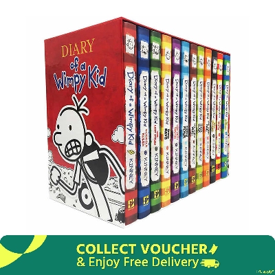 Picture of Diary of a Wimpy Kid Series Collection 17 Books Set By Jeff Kinney- Without Box