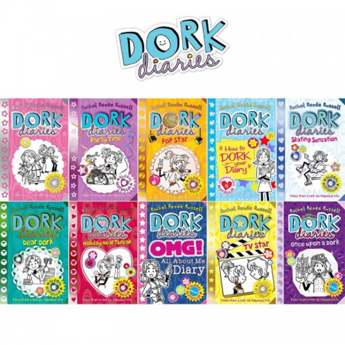 Picture of Dork Diaries 10 Books Title Slipcase Set Paperback
