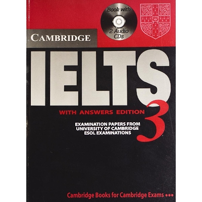 Picture of Cambridge English Ielts 3: with Answers with  DVD Paperback Bangladeshi White  Paper Print